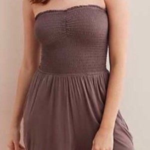 Aerie Smocked Tube Top Romper
